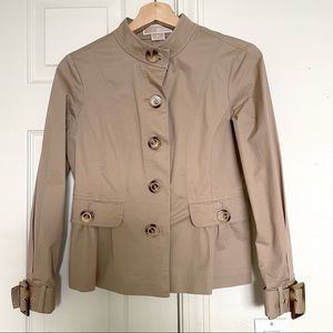 MICHAEL Michael Kors Short Trench Jacket Coat